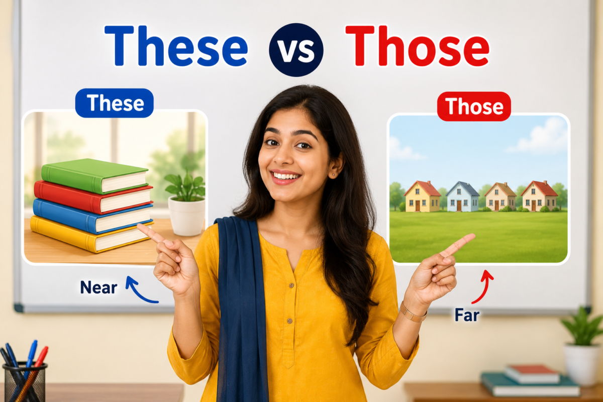 Use of “These” and “Those” – मराठीत सोप्या भाषेत समजून घ्या