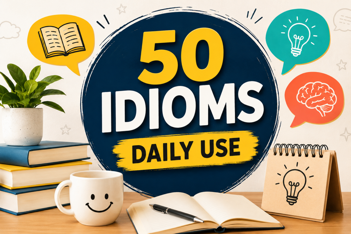 50 Daily Use English Idioms with Marathi Meaning