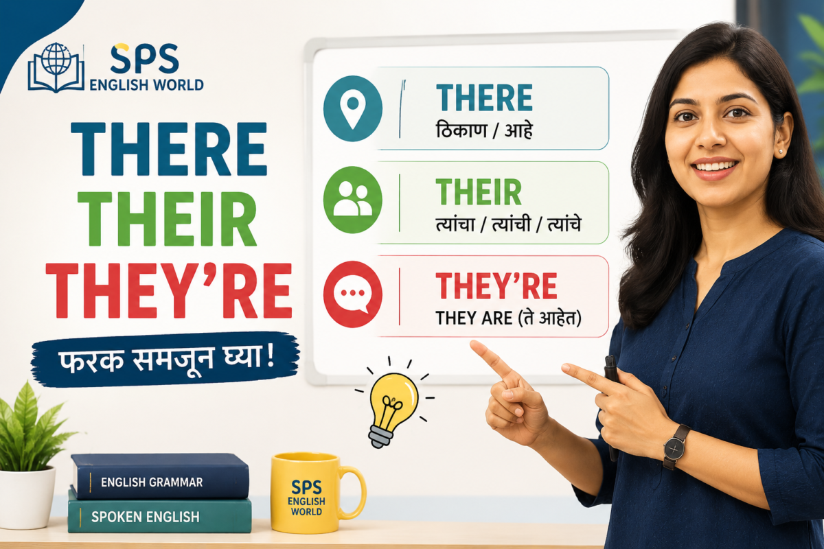 There, Their, They’re – यातील फरक मराठीत समजून घ्या