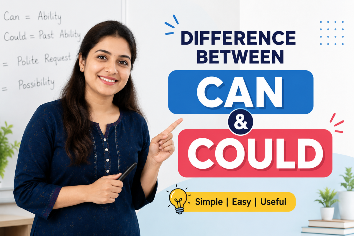 Difference Between Can and Could | Can आणि Could मधील फरक मराठीत